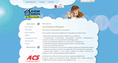 Desktop Screenshot of dom-dziecka.pleszew.co