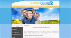 Desktop Screenshot of pogotowie-opiekuncze.pleszew.co